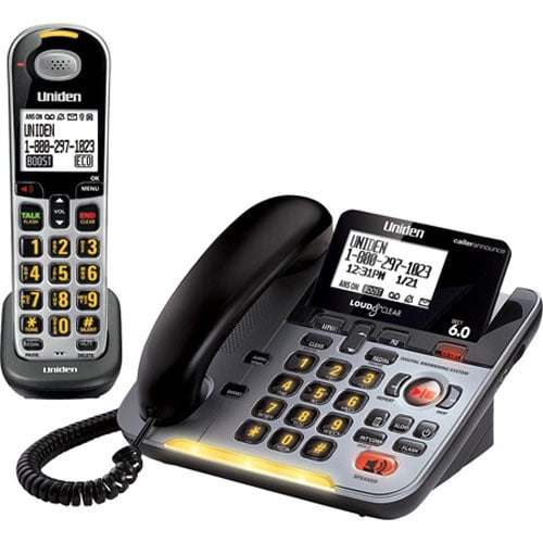 Used Uniden D3098 DECT 6.0 Corded Cordless 14 Minute Digital