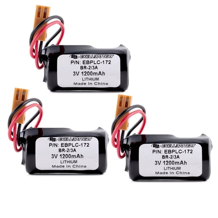 3x 3.6V PLC Computer Backup Battery Compatible with COMP-172 34C6127 BR2/3AC2P price history on PriceWatchPro