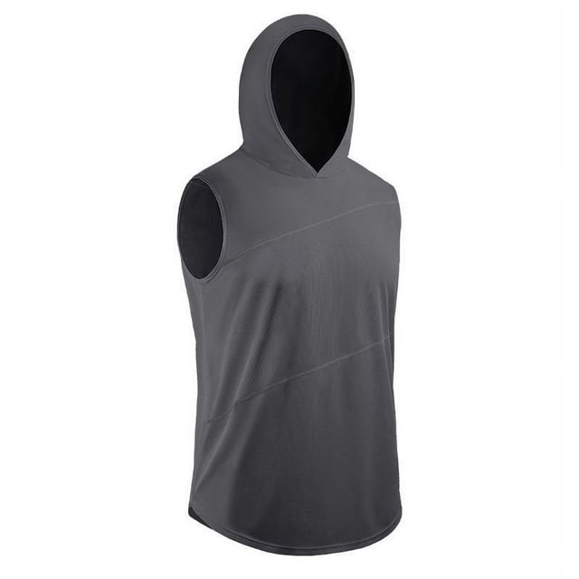 EIMELI Débardeurs à Capuche pour Hommes Musculation T-Shirt Sans Manches Gym