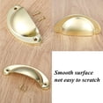thumbnail image 2 of Vintage Kitchen Cabinet Handles, Carbon Steel Shell Pull Handles Bronze Tone for Dresser, 12 Pack, 2 of 5