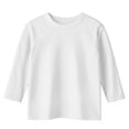 thumbnail image 3 of eczipvz Baby Girl Long Sleeve Baby Girls' Graphic Long-Sleeve Tees White,5-6 Years, 3 of 4