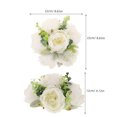 thumbnail image 2 of Houderco Realistic Silk Faux Peony Flower Ball for Wedding Table and Home Decor, 2 of 6