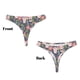 thumbnail image 3 of Balery Pigs 1 Tangas de Algodón para Mujer con Estampado – Ropa Interior Sexy, Transpirable, G-string-4X-Large, 3 of 6