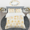 thumbnail image 2 of Designart Ensemble de Housse de Couette Mi-Siècle 'Circular Abstract Retro Geometric IX', 2 of 4