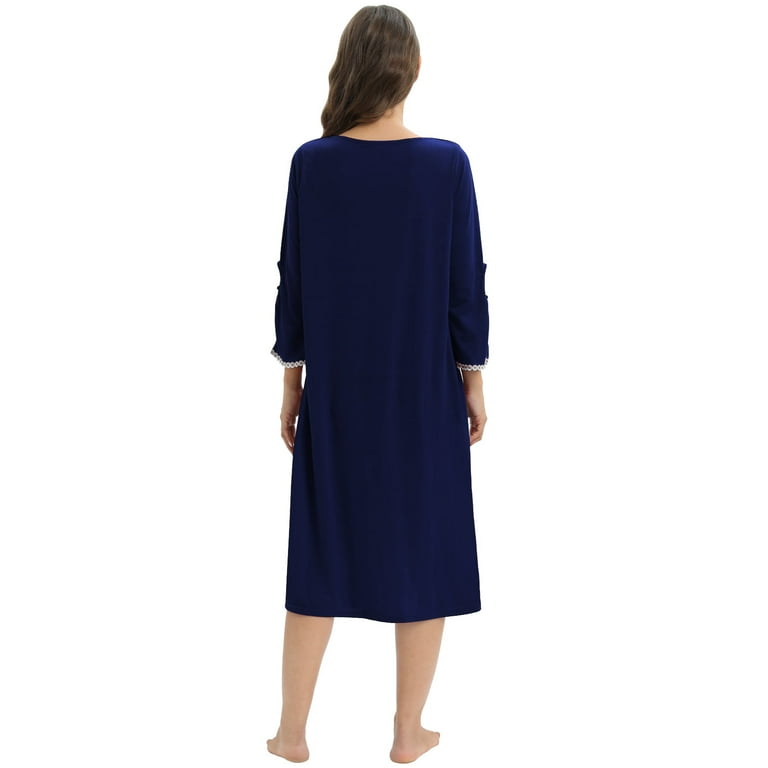 Calf length nightdress hotsell