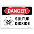 thumbnail image 1 of SignMission OS-DS-A-1824-L-2421 Signe de Danger d'Osha 18 x 24 Po - Dioxyde de Soufre, 1 of 1