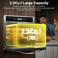 thumbnail image 5 of Sunmaki 24" Built-in Electric Single Wall Oven with 11 Functions and 8 Automatic Recipes, 5 of 7