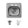 thumbnail image 1 of Fregadero Tarja AVERA Acero Inoxidable Empotre PAF01S, 1 of 9
