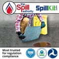 thumbnail image 4 of Spillkit Emergency Response Universal Spill Kit - Includes 95 Gallon Drum, Absorbent Pads & Socks, Disposal Bag, & Safety Equipment, 4 of 9