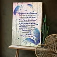 thumbnail image 4 of My Piece in Heaven Memorial Canvas – Loss of Loved One Quote Wall Art, Blue Feather & Bird Design, Sympathy Bereavement Gift, Rustic Inspirational Home Decor, 4 of 4