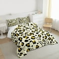 thumbnail image 3 of jejeloiu Chic Leopard Twin Comforter Set,Jungle Animal Yellow Cheetah,Ultra Soft Reversible Decor For Kids,2-Piece, 3 of 8