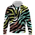 thumbnail image 1 of Sudadera con capucha y cremallera con estampado 3D de leopardo abstracto para hombre y mujer, estilo hip hop, para ocio, 1 of 6