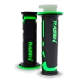 thumbnail image 2 of Puños Para Moto Rasen De Caucho Tipo Panal verde Universal, 2 of 4