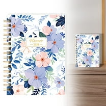 Denhf 2026 Planner, Monthly, Weekly & Daily Planner, Calendar Planner for Planning Your Success, High Efficiency Planning Tool, Flexible Cover, Spiral Bound, 8.3" x 5.9", Blue