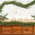 thumbnail image 4 of WKSCLPAI Christmas Garland, 6FT Christmas Norfolk Pine Garland,Realistic Cedar Garland Artificial Pine Cypress Vines,Greenery Garlands for Mantel Winter Holiday Party Xmas Indoor Decor, 4 of 7