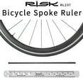 thumbnail image 3 of Bike Spoke Ruler Spokes Length Gauge Ball Bearings Measuring Tool Steel Body, 3 of 9