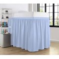 thumbnail image 4 of College Dorm Bedskirt, Ruffled Dorm Bedskirt for Dorm Bed, Twin XL Size, 100% Microfiber, Bedskirt Dorm 60" Drop Extra Soft and Luxury -Light Blue Solid., 4 of 4