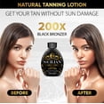 thumbnail image 2 of Loción bronceadora The Sicilian 200X Black Bronzer Dark Tan 400 ml, 2 of 5