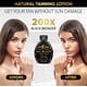 thumbnail image 2 of Loción bronceadora The Sicilian 200X Black Bronzer Dark Tan 400 ml, 2 of 5