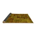 thumbnail image 2 of Ahgly Company Indoor Rectangle Abstract Yellow Modern Area Rugs, 6' x 9', 2 of 4