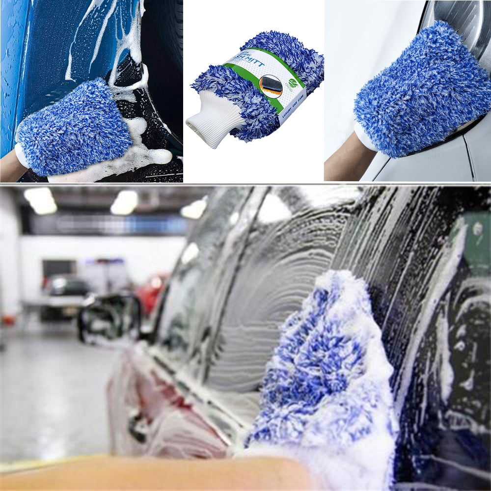 Ceiken Super Mitt Microfiber Car Wash Washing Cleaning Glove Dual Sided