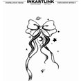 thumbnail image 3 of shiyou-Tattoo Tech, 2 Sheets Large Semi Permanent Tattoo, Adult Art Design Temporary Tattoos, Lasts 1-2 Weeks, Waterproof, Realistic Look, No Adhesive, No Reflection (Bow Design), 3 of 4