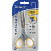 Westcott Titanium Straight Scissors 5"-