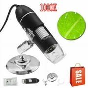 JLLOM G PEH 1600X 8Led 2Mp Usb Camera Magnifier +Stand Digital Microscope Endoscope Zoom