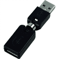 thumbnail image 4 of 4X Black USB 2.0 Male to USB Female 360 Degree Rotation Angle Extension Adapter,4 x USB adapter,black, 4 of 5
