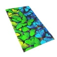 thumbnail image 2 of Disketp Multicolored Butterflies Print Bathroom Towels,Cotton Towel,Soft Towels For Kitchen And Bath, 2 of 9