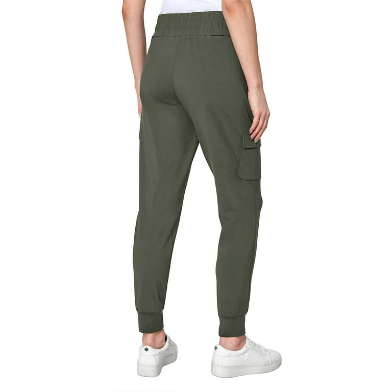 Mondetta Women's Recycled Cargo Pocket Jogger (Thyme, Large