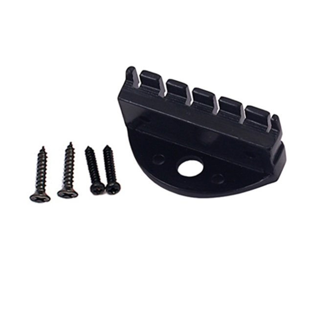 Sonducket Puente de guitarra eléctrica, conjunto de puentes sin cabeza, accesorio Musical decorativo, profesional resistente al desgaste para Accesorios para instrumentos musicales