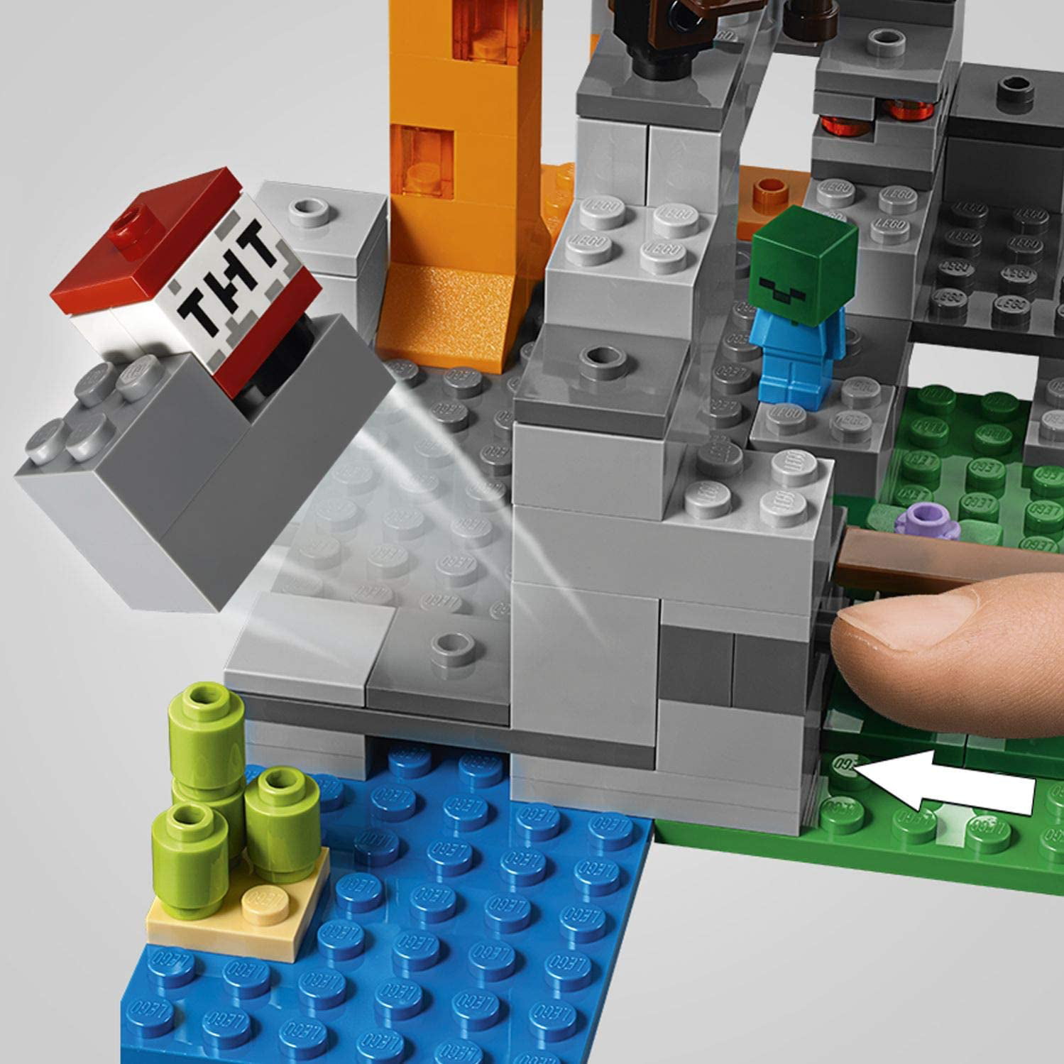 LEGO 6385113 TETE RENARD ARCTIQUE MINECRAFT - BLANC