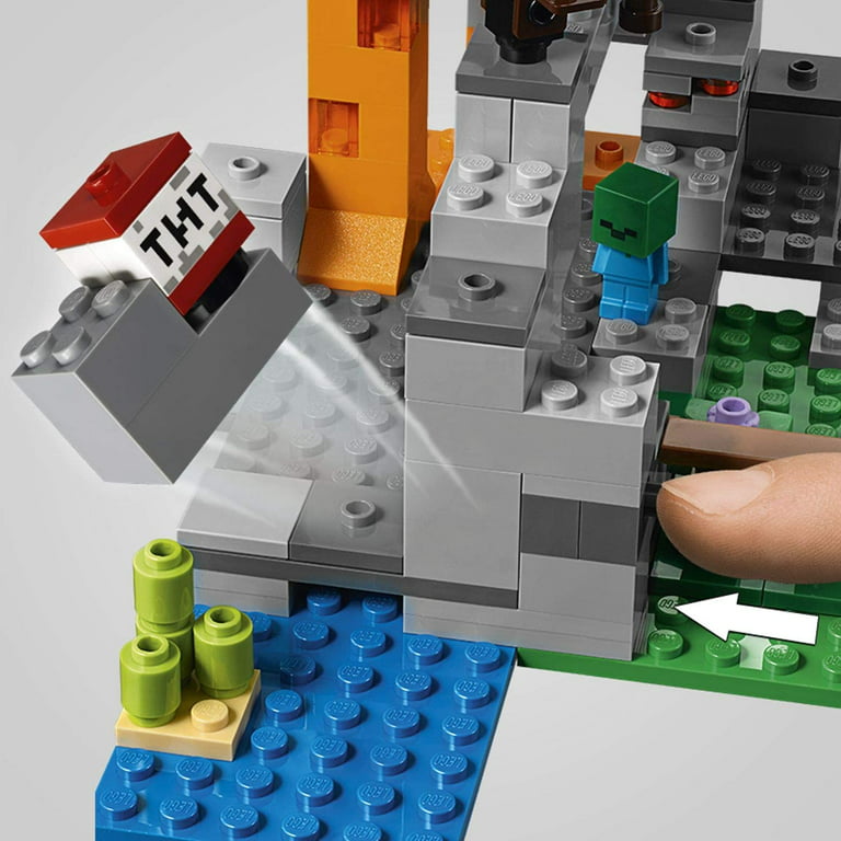Konvention dinosaurus Uhøfligt LEGO Minecraft The Zombie Cave 21141 Building Kit with Popular Minecraft  Characters Steve and Zombie Figure, separate TNT Toy, Coal and more for  Creative Play (241 Pieces) - Walmart.com