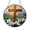 Acrylic 3.5 Inch, variant on Stained Glass Cross Suncatcher, Floral Sunset Window Hanging Panel, Spiritual Nature Inspired Home Decor Gift for Women Men Mom Birthday