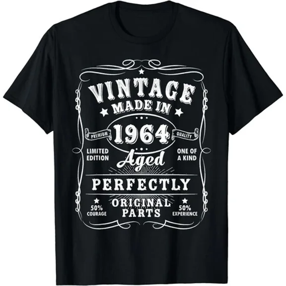 Vintage 60Th Birthday Funny 1964 60 Birthday Gift Unisex T-Shirt