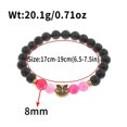 thumbnail image 2 of EOEMY Natural Gemstone Beads Buddha Head Beaded Men Womens Lava Bead Handmade Bracelet-505-21, 2 of 3