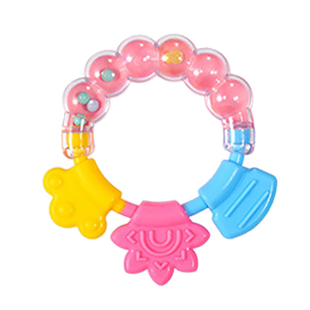 Baby Teether Rattle Soft Silicone Kids Chewing Bite Handbell Toys Gift HY Baby Teether Rattle Soft Silicone Kids Chewing Bite Handbell Toys Gift HY