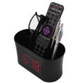 thumbnail image 3 of RCA Dual Alarm Clock Caddy with USB Charging - Black, 3 of 4