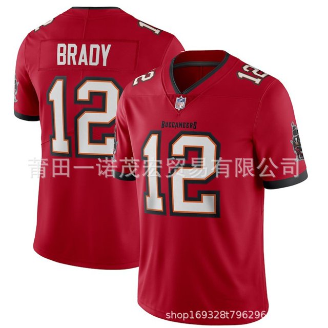 Buccaneers Embroidered Football Jersey 12#Brady 6#13# Replica Player Name Jersey