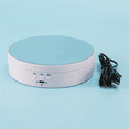 thumbnail image 3 of 2X Support Rotatif Rond pour Tourne-Disque Présentoir Studio Fond Photo Nouveau (Blanc), 3 of 8