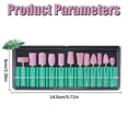 thumbnail image 3 of Nail Drill Bits Set, Nail Files Drill Cuticle Polishing Bit, Nail Grinding Head, Manicure Set for Acrylic Nails, Gel Removal, Home Salon Use, Compatible with Most Drills, 3 of 8
