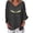 Black, variant on Womens Athletic Tops Woman Long Sleeved Shirts Women Short Sleeve Tops Womens Running Clothes Summer Tunics Loose Fit Workout Shirts Elbow for Women Casual Short Sleeve Light Long Black S