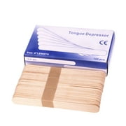 LUNA 100Pcs Wooden Tongue Depressor Waxing Wax Spatula Disposable Bamboo Sticks Medical Stick Beauty Health Tool
