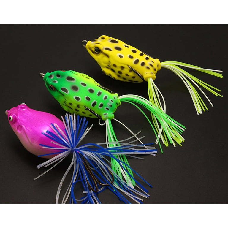 Different Size Frog Lure Topwater 40mm 50mm 60mm Soft Artificial