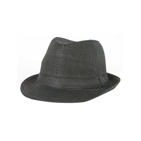 JFH Black Paper Fedora w/ Band