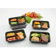 Mainstays 10 Piece 3 Compartment Meal Prep Food Storage Containers