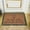 F, variant on 24"x16" - Coir Door Mat with Heavy Duty Backing - Welcome Mats for Entryway, Porch - Anti-Slip PVC & Coconut Fiber Surface - Natural Home Accessories, Minimalist Original Design, Returm School Theme