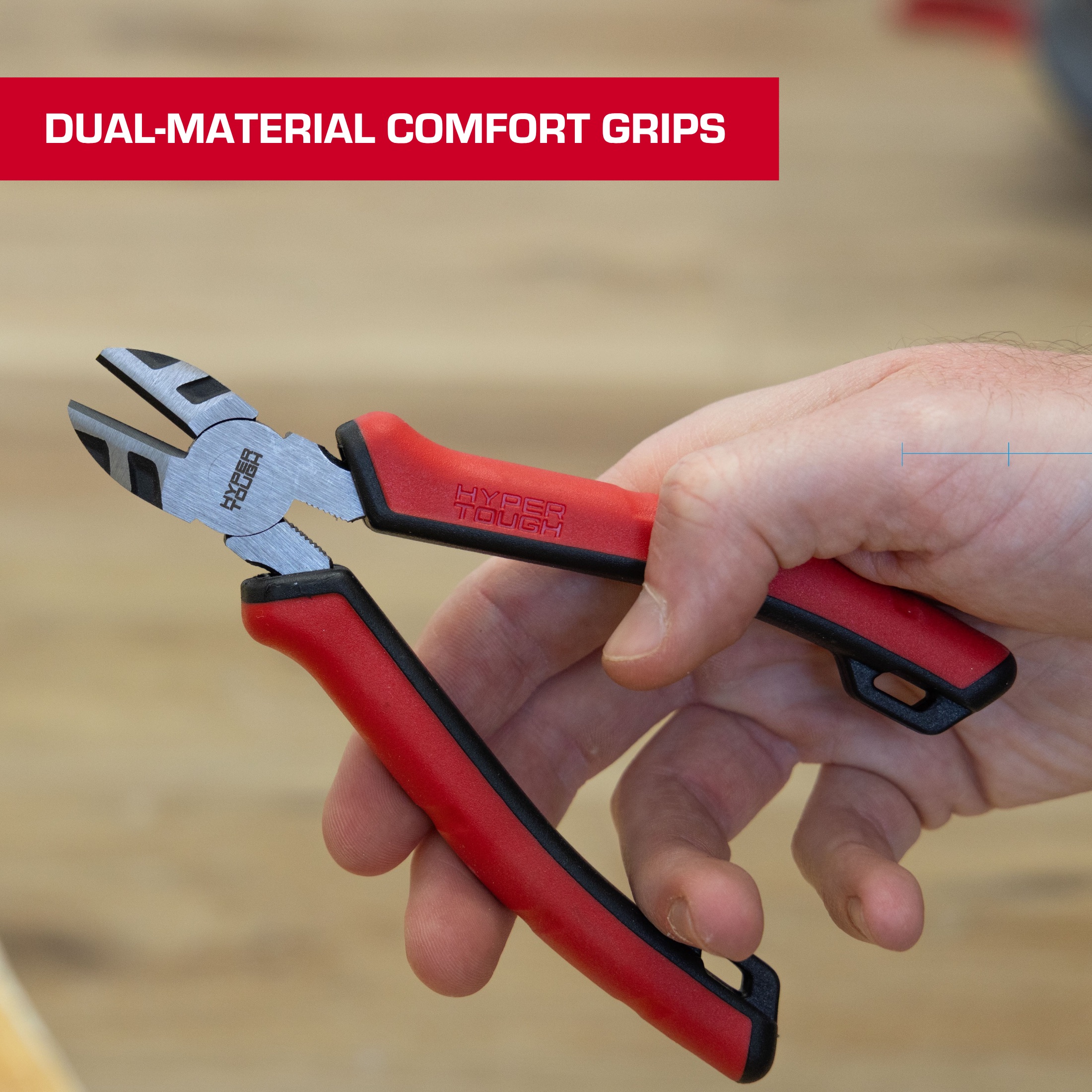 Hyper Tough 4-Piece Pliers Set with Comfort Grips photo 6