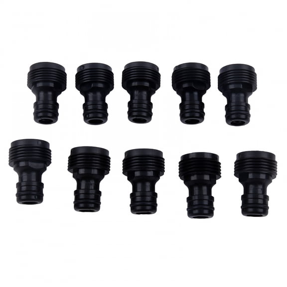 ACDANC 10 Pack Plastic Garden Hose Quick Connect Fittings Male Hose Quick Connector